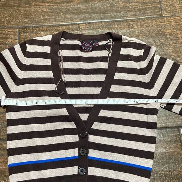 Take Out Stripes Woman Sweater Size M - Picture 2 of 6